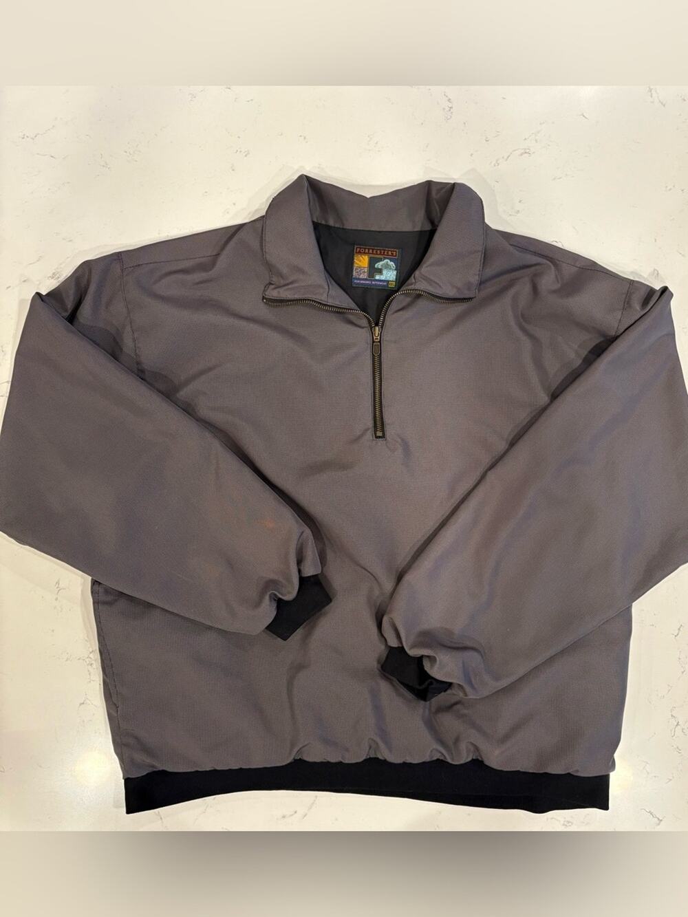 Forresters Outerwear Men's Charcoal Gray Quarter-Zip pullover Jacket